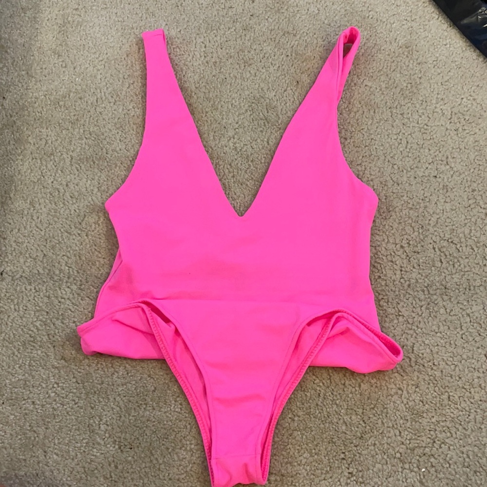 Zara Neon Pink Bodysuit